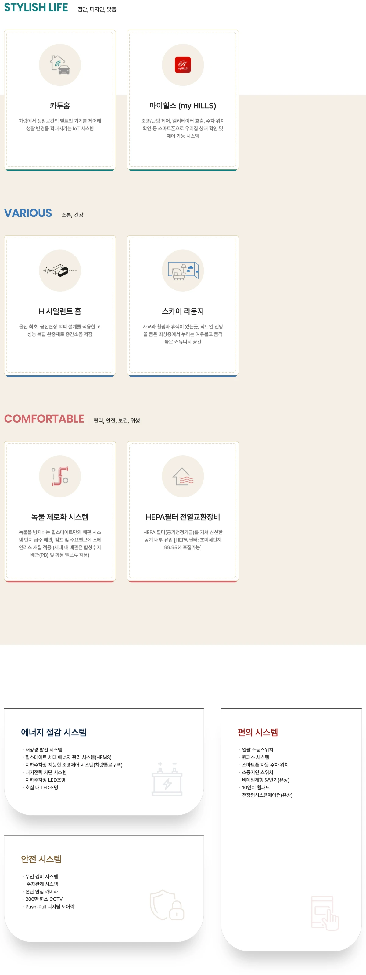 힐스테이트 선암호수공원 스마트시스템 - IoT 홈네트워크·스마트 보안·에너지 관리 시스템
